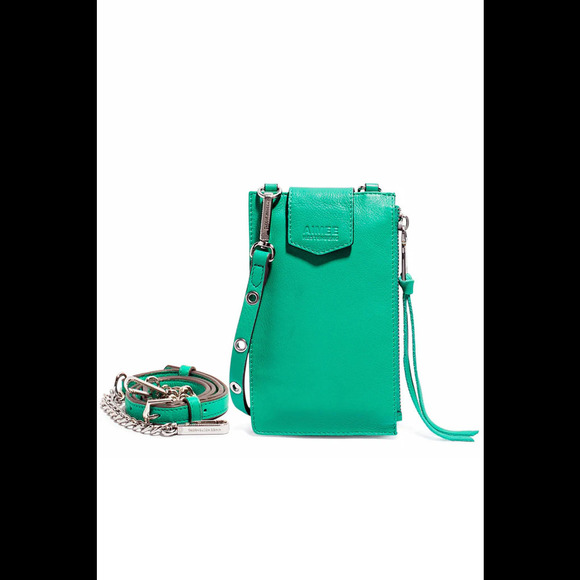 Aimee Kestenberg Leather Crossbody with Extra Strap Earth Green - Picture 1 of 2